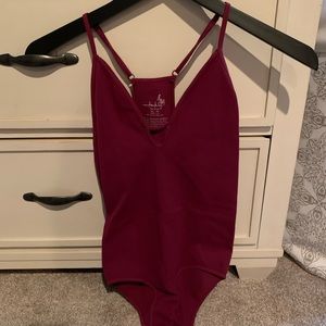 Free People pink bodysuit